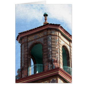 Information om Plaza Byggnad Tillfällen Blank Häls Hälsningskort