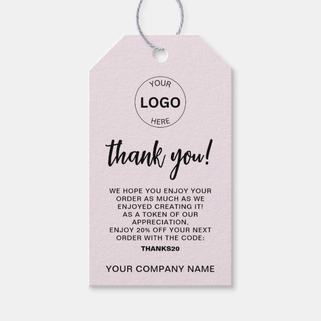 Information om Pris Märkre för Business Logotyp hä Presentetikett (Framsidan)