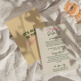 Information om PST (roligt Handskriven Pastel Unik Tilläggskort