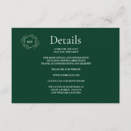 Information om QR Code Emerald Grönt-hölje Tilläggskort