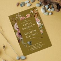 Information om QR-kod för oliv grönt blommigt bröl