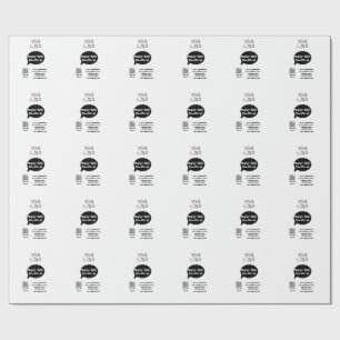 Information om QR-kod för skanning av affärsrabatt Presentpapper