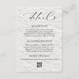 Information om QR-kod för vinterbröllop Tilläggskort