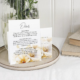 Information om QR-koden för elegant White Guld Flo Tilläggskort
