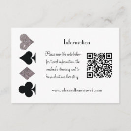 Information om QR-koden för Vegas Bröllop Black oc Tilläggskort