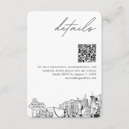 Information om QR-koden Small för Las Vegas Bröllo Tilläggskort