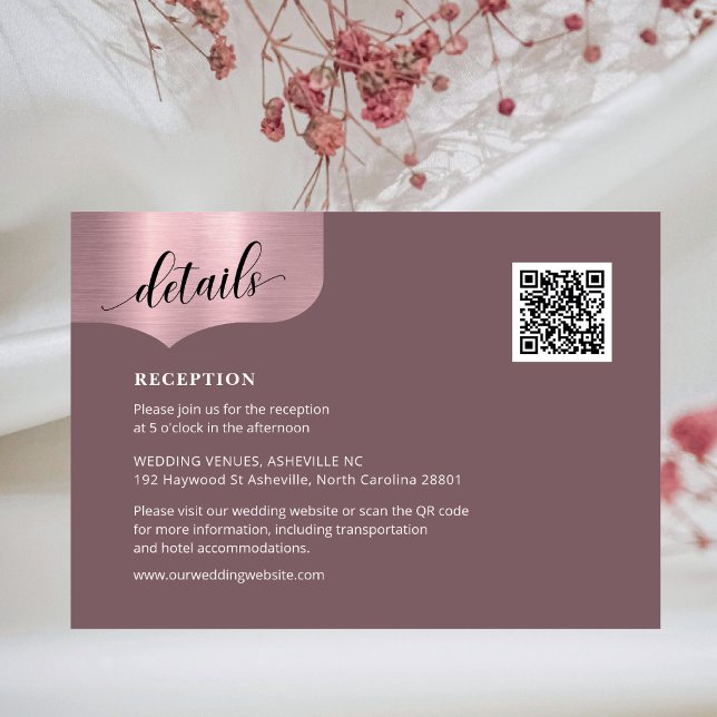 Information om QR-kodmetallisk Orange i Ro Guld Br Tilläggskort (Skapare uppladdad)