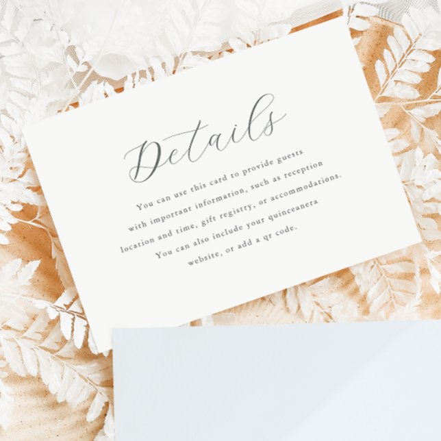 Information om Quinceanera med blå vinter-chic OSA Kort (Skapare uppladdad)