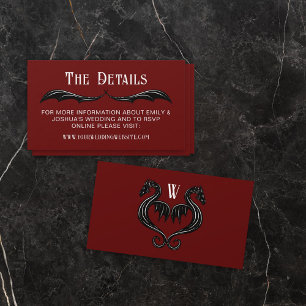 Information om Red Black Dragon Vingar Fantasy Brö Tilläggskort