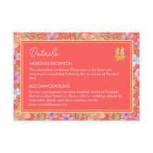Information om Red Peranakan blommigt China bröllo