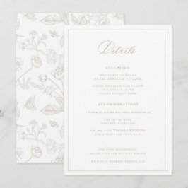 Information om ReEmergency Era Beige Bröllop Tilläggskort