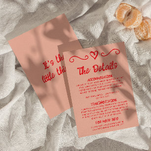 Information om Retro Colorful Hand plockade Quirky Tilläggskort