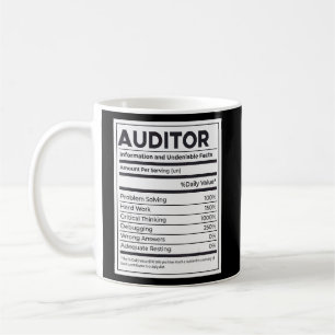Information om revisor kaffemugg