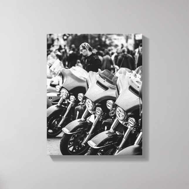Information om Rider Motorcykel Biker Rider Canvastryck (Framsida)