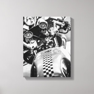 Information om Rider Motorcykel Biker Rider Canvastryck