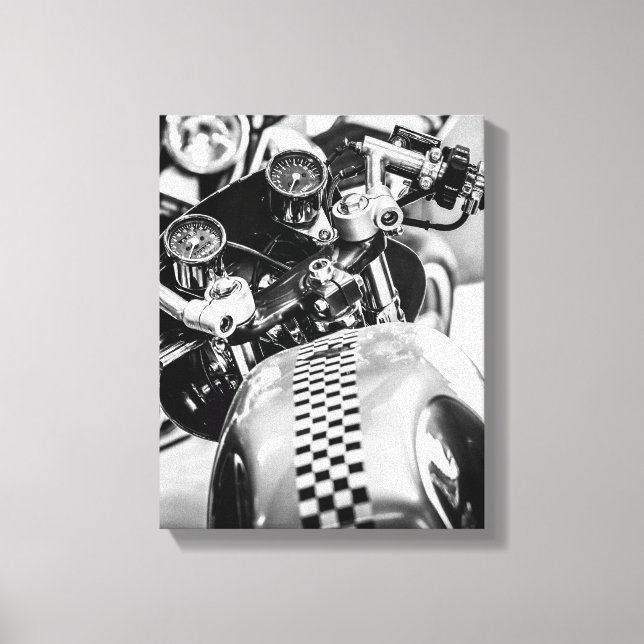 Information om Rider Motorcykel Biker Rider Canvastryck (Framsida)
