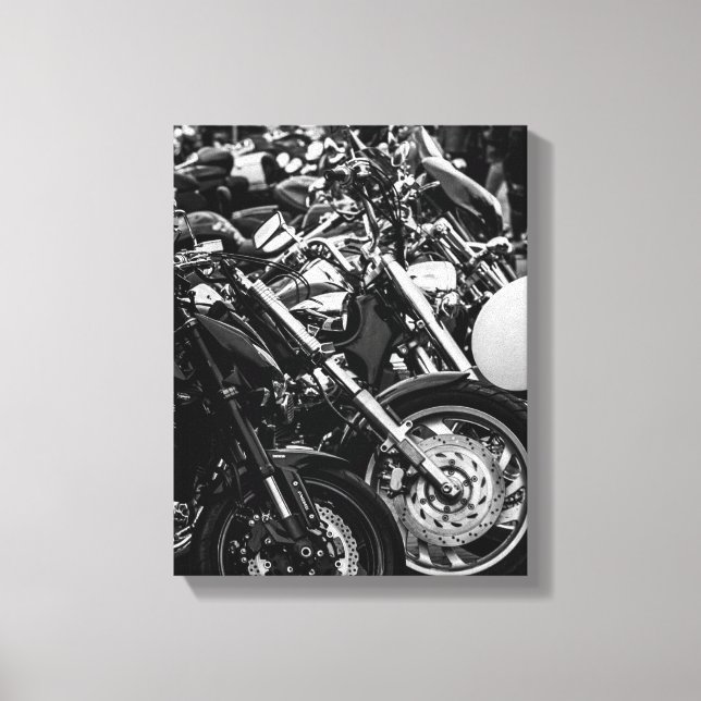 Information om Rider Motorcykel Biker Rider Canvastryck (Framsida)