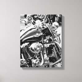 Information om Rider Motorcykel Biker Rider Canvastryck