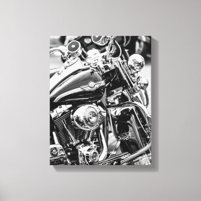 Information om Rider Motorcykel Biker Rider Canvastryck (Framsida)