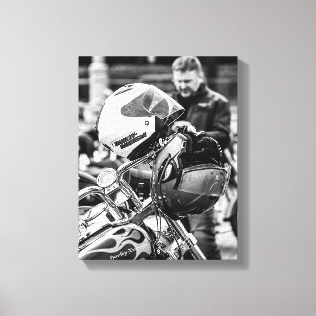 Information om Rider Motorcykel Biker Rider Canvastryck (Framsida)