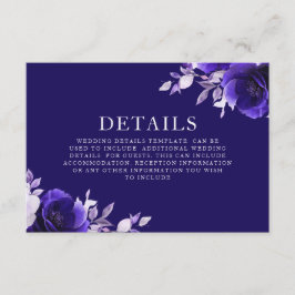 Information om Ro Bröllop i den engelska flaggan M Tilläggskort