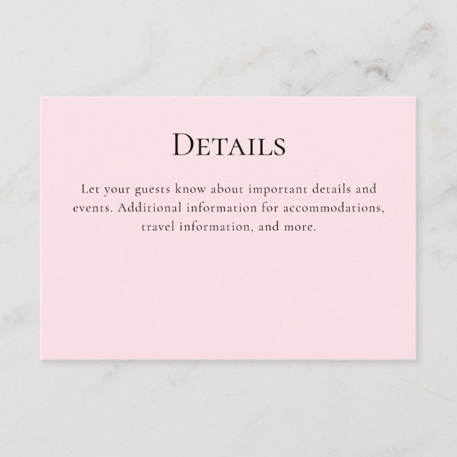 Information om rosa Flamingo Tilläggskort (Framsida)