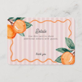 Information om rosa Little Cutie Pastel Citrus Inf Tilläggskort