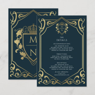 Information om royalets medeltida fantasy Monogram Tilläggskort