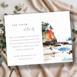 Information om Ruby Beach Olympic nationalpark Brö Tilläggskort