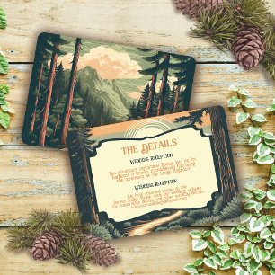 Information om Rustic Äventyr Mountain Forest Bröl OSA Kort