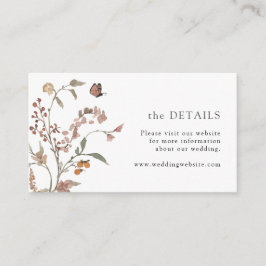 Information om Rustic Butterfly Boho-kort Tilläggskort