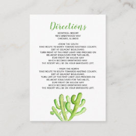Information om Rustic Cacti Bröllop Tilläggskort