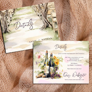 Information om Rustic Chic Grapevine Vineyard Bröl Vykort