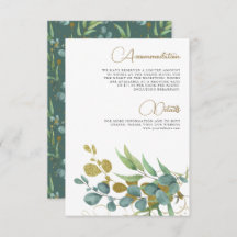 Information om Rustic Eucalyptus Guld Gren Bröllop