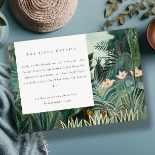 Information om Rustic Exotic Tropical Rainforest B Tilläggskort