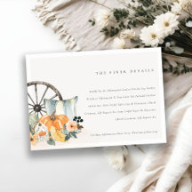 Information om Rustic Fall Pumpkin Leafy Blommigt