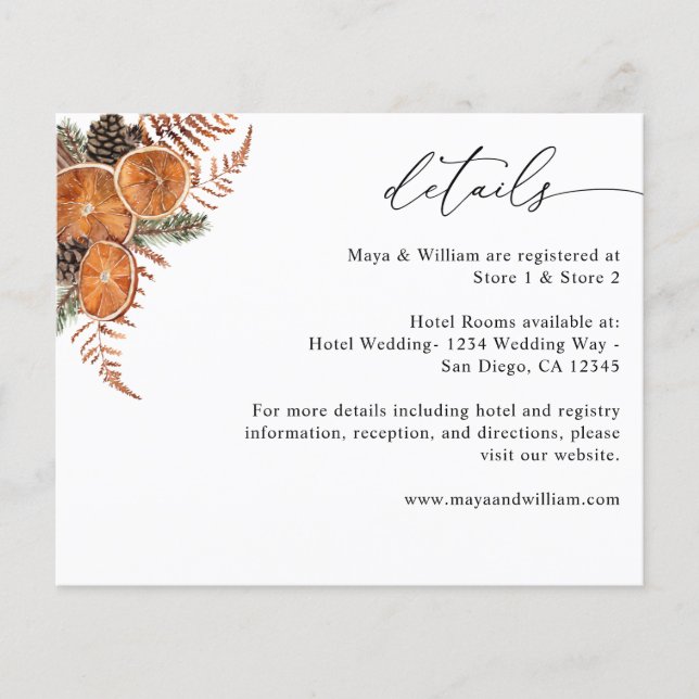 Information om Rustic-Helgdag för budgeterade Oran Flygblad (Framsidan)