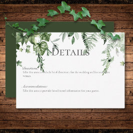 Information om Rustic Ivy & Sage Greenery Grönt Br Tilläggskort