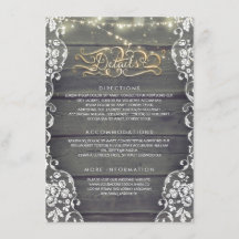 Information om Rustic Land Wood Bröllop - Informat