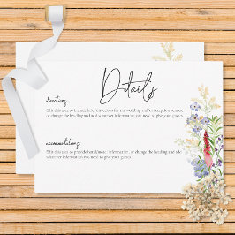 Information om Rustic Summer Wildblommor & Sunblom Tilläggskort