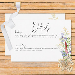 Information om Rustic Summer Wildblommor & Sunblom Tilläggskort