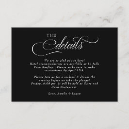 Information om Script Bröllop Tilläggskort