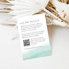Information om Seaglass Tides QR-kod Gäst Tilläggskort