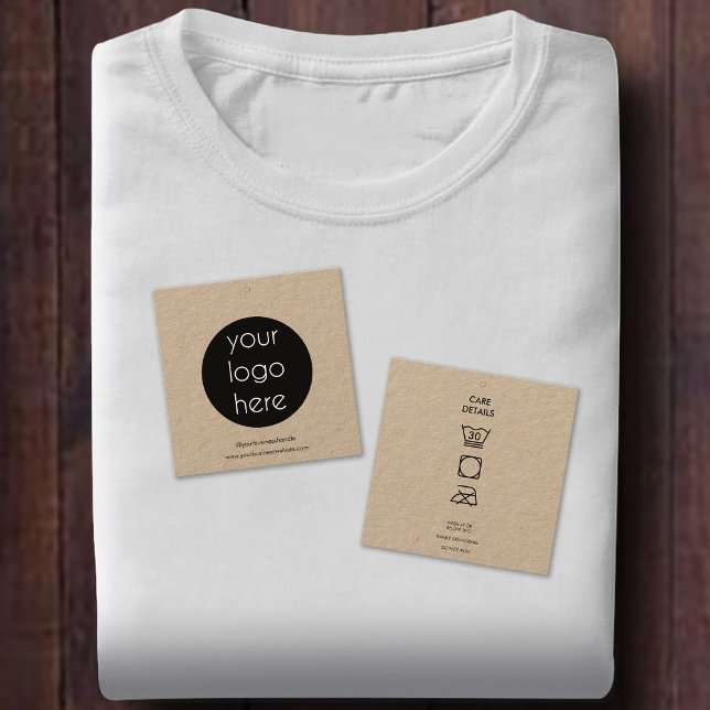 Information om serveringsservice för Märkre med hä Fyrkantigt Visitkort (Skapare uppladdad)