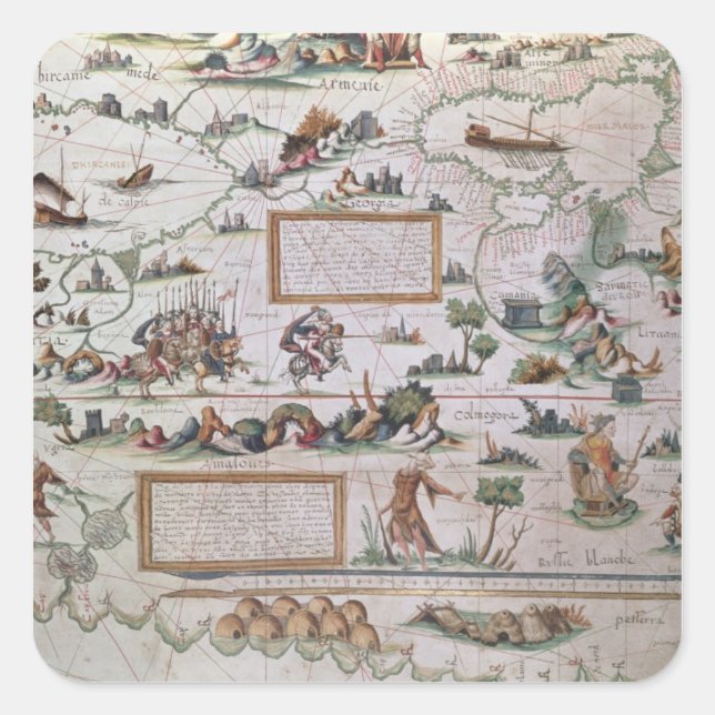 Information om Sibirien Fyrkantigt Klistermärke (Framsida)