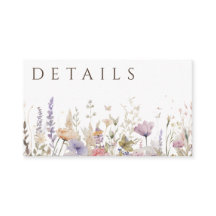 Information om Simple Boho Wildblomme White