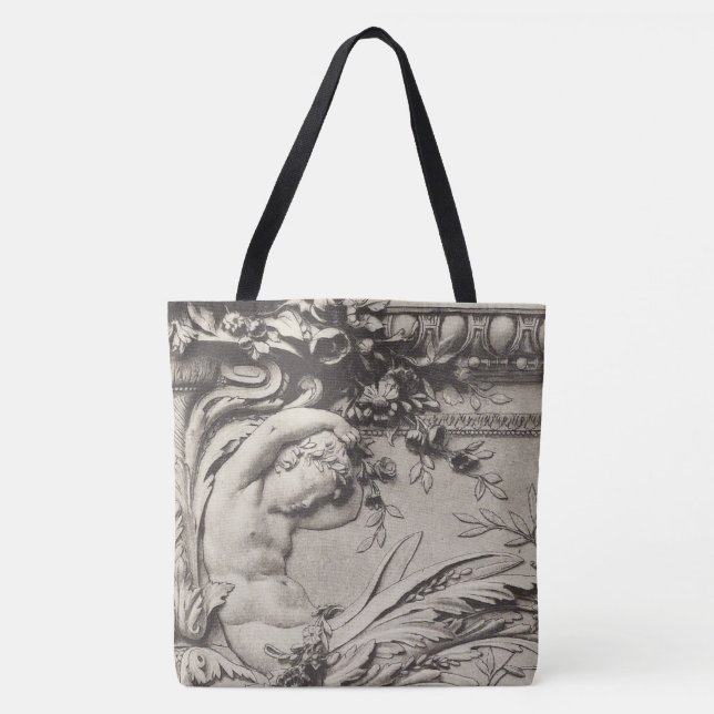 Information om skuldsaterad arkitektur tygkasse (Framsida)