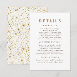 Information om Starry Night Celestial White Guld B Tilläggskort