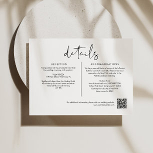 Information om STELLA Minimalist Bröllop 6.5x4.25 Tilläggskort