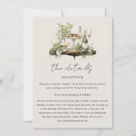 Information om Storfärgsskogen Boho Bröllop Inbjudningar